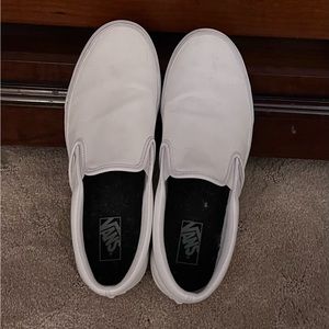 Vans, Men’s Leather Slip Ons